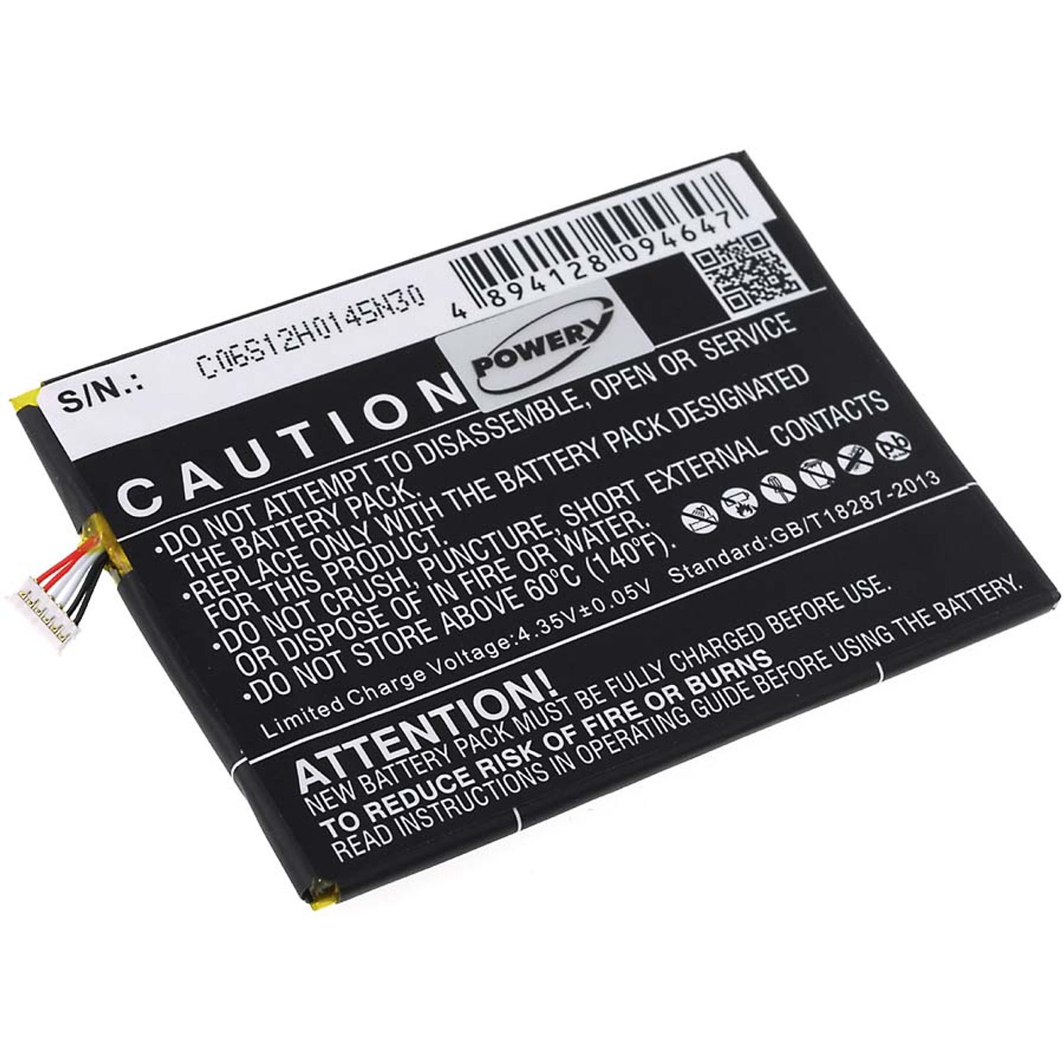 Acumulator compatibil Gigabyte Gsmart Guru G1 / model HD336283LV fotografia produsului