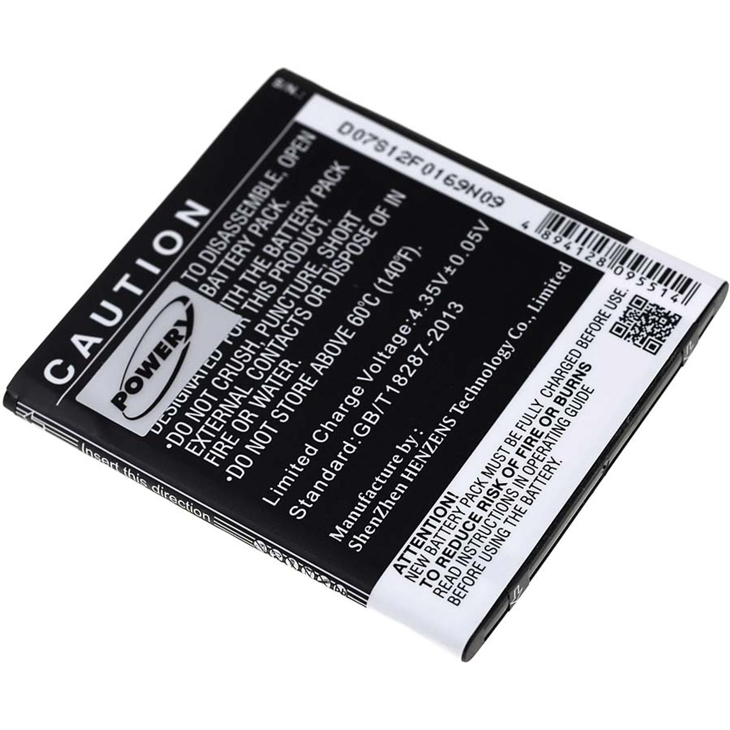 Acumulator compatibil Nokia Lumia 540 / model BV-L4A fotografia produsului View 2 L