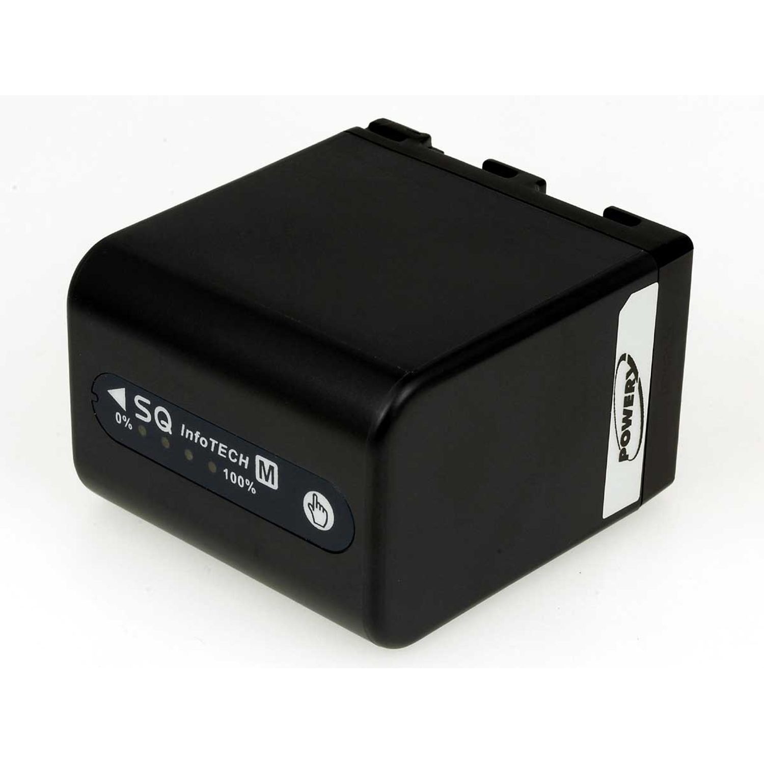 Acumulator compatibil Sony NP-QM91 cu LED 4200mAh antracit fotografia produsului View 2 L