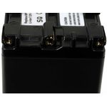 Acumulator compatibil Sony NP-QM91 cu LED 4200mAh antracit fotografia produsului View 3 S