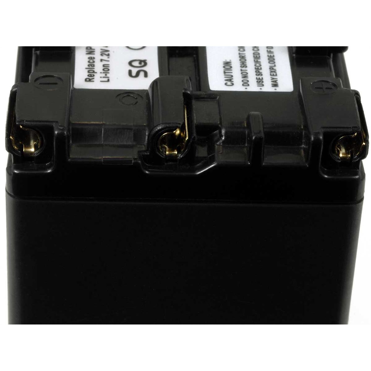 Acumulator compatibil Sony NP-QM91 cu LED 4200mAh antracit fotografia produsului View 3 L