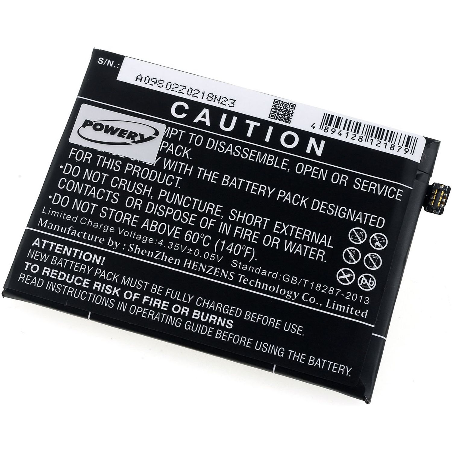 Acumulator compatibil OnePlus A3000 / model BLP613 fotografia produsului View 2 L