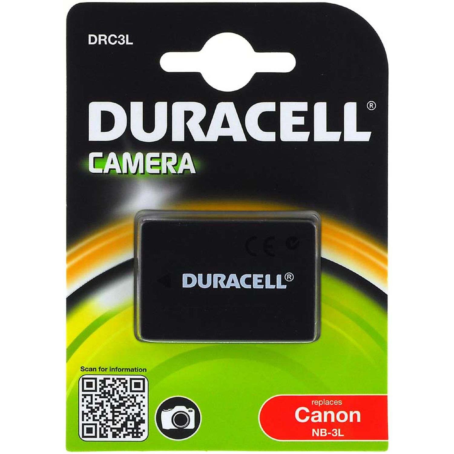 Acumulator Duracell DRC3L original Canon NB-3L fotografia produsului