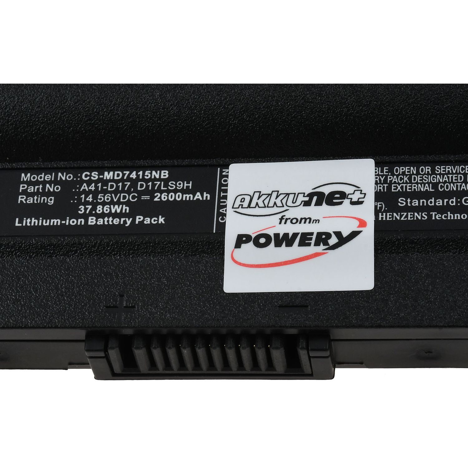 Acumulator compatibil Medion Akoya E7415, E7416, E7420, model A32-D17 fotografia produsului View 3 L