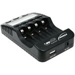 Incarcator Powery LA-SR100 compatibil acumulatori NiMH/NiCd AA-AAA fotografia produsului View 2 S