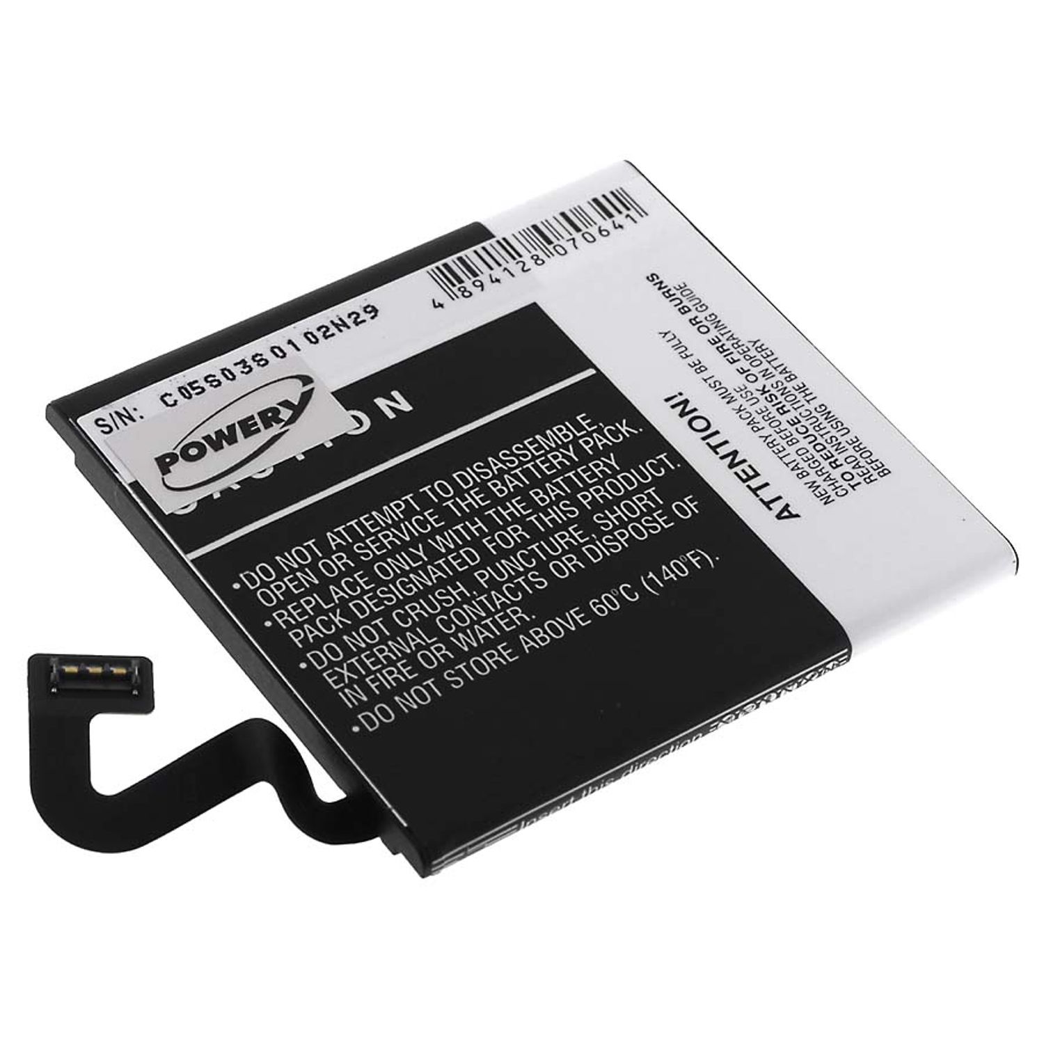 Acumulator compatibil Nokia Lumia 920 / model BP-4GW fotografia produsului