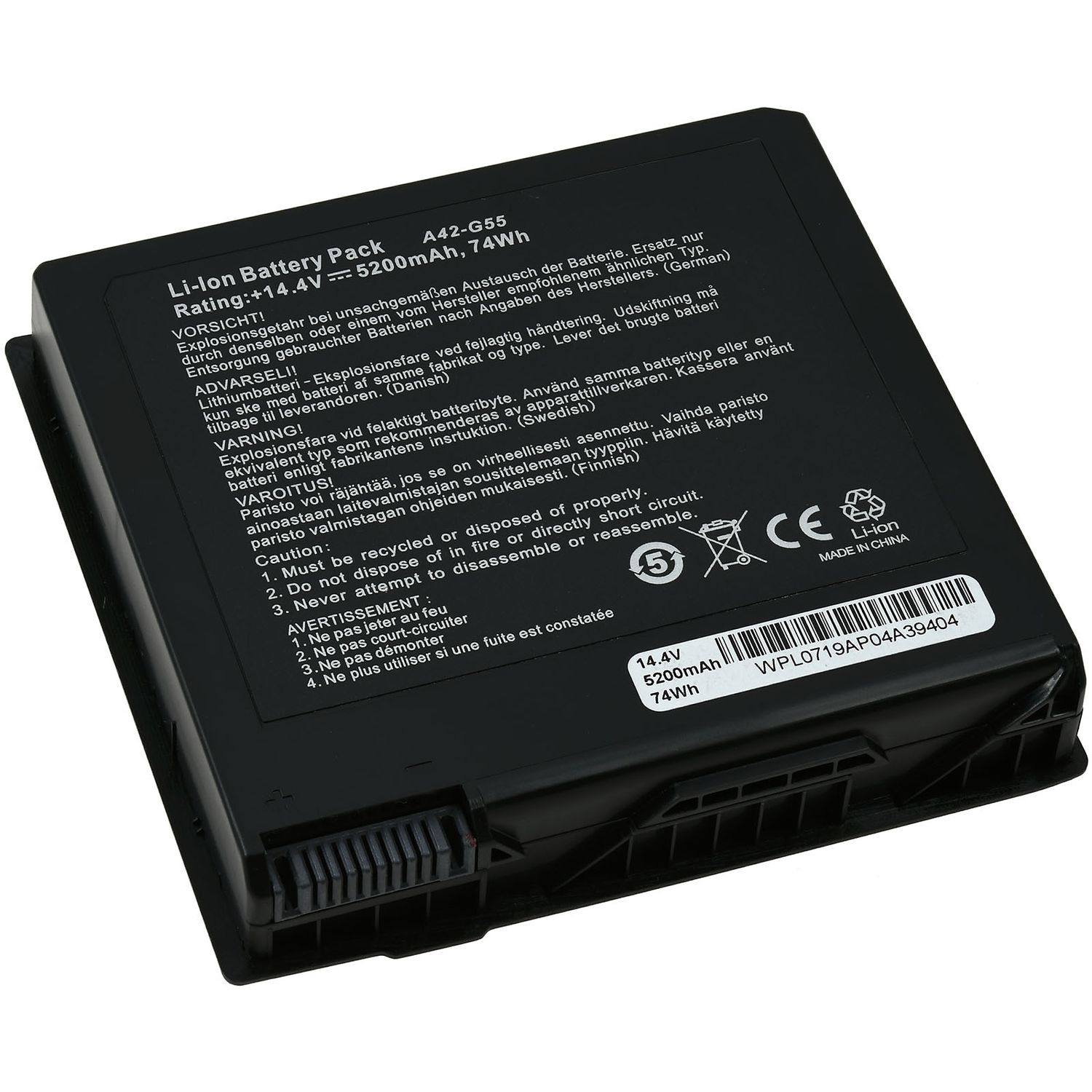 Acumulator compatibil Asus G55 seria / model A42-G55 fotografia produsului