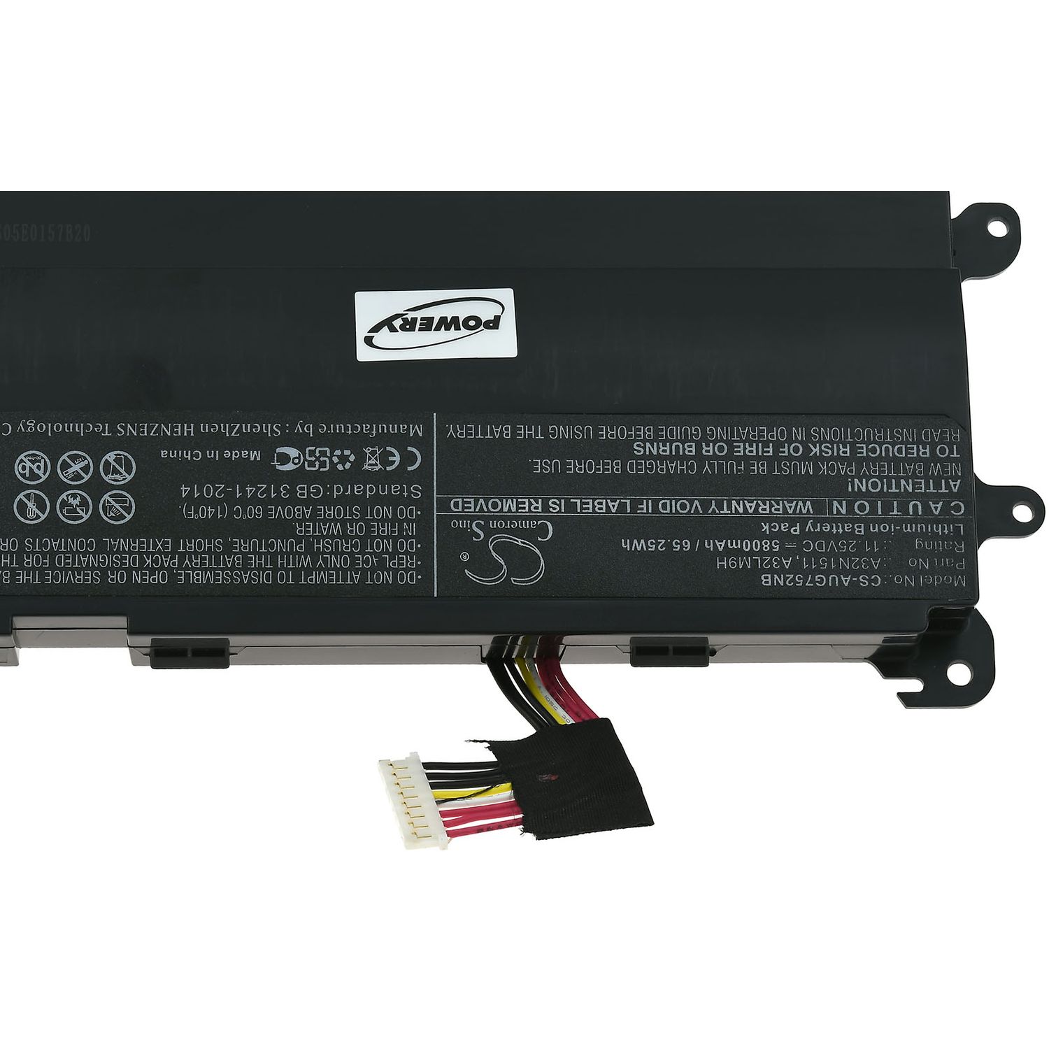 Acumulator compatibil Asus ROG G752 / ROG G752VT / ROG 752VY / model A32N1511 fotografia produsului View 3 L