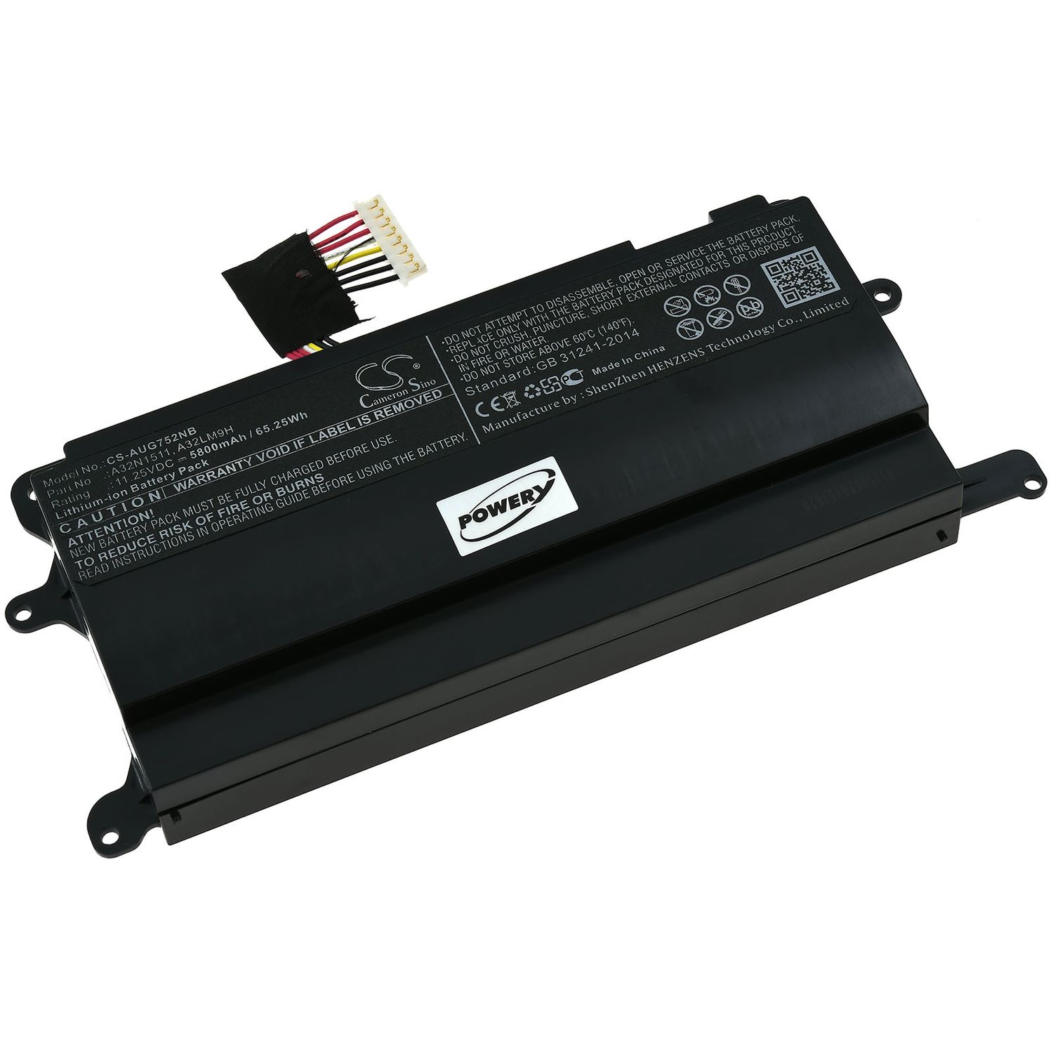 Acumulator compatibil Asus ROG G752 / ROG G752VT / ROG 752VY / model A32N1511 fotografia produsului