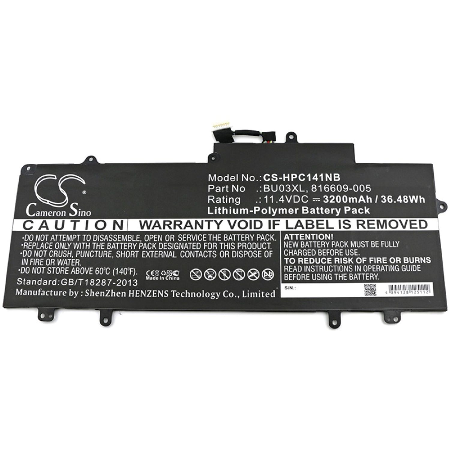 Acumulator compatibil HP Chromebook 14 G4 / model 816609-005 fotografia produsului