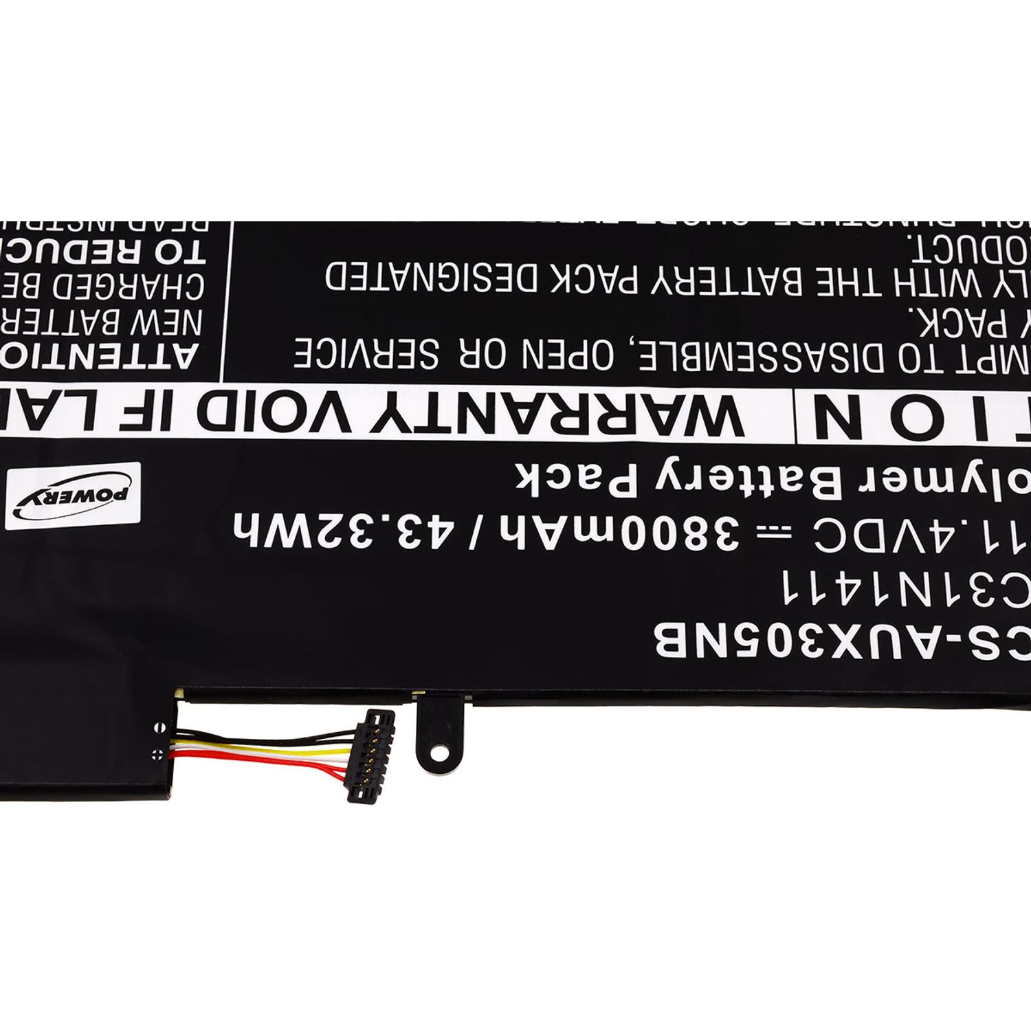 Acumulator compatibil Asus Zenbook UX305CA / UX305FA / model C31N1411 fotografia produsului View 3 L