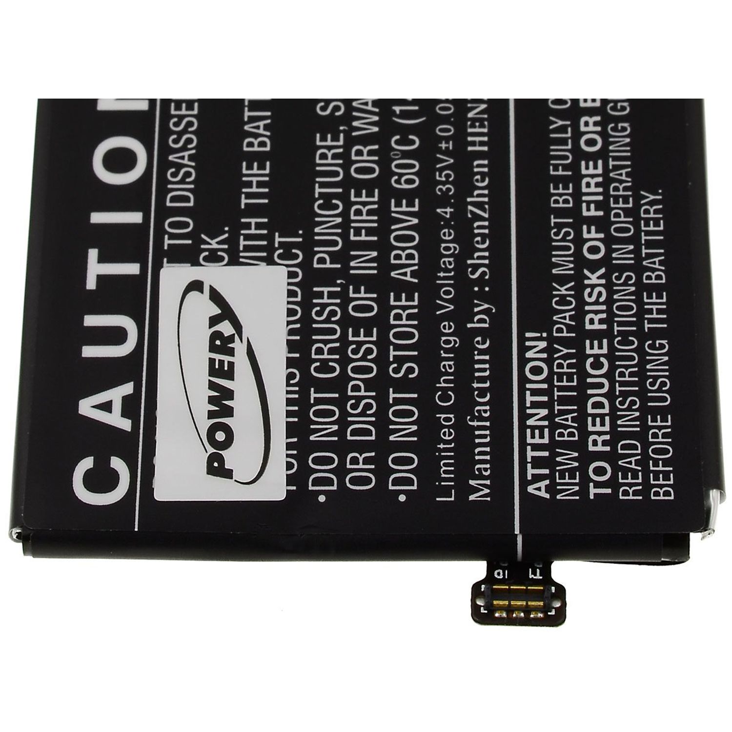 Acumulator compatibil OnePlus 2 / A2005 / model BLP597 fotografia produsului View 3 L