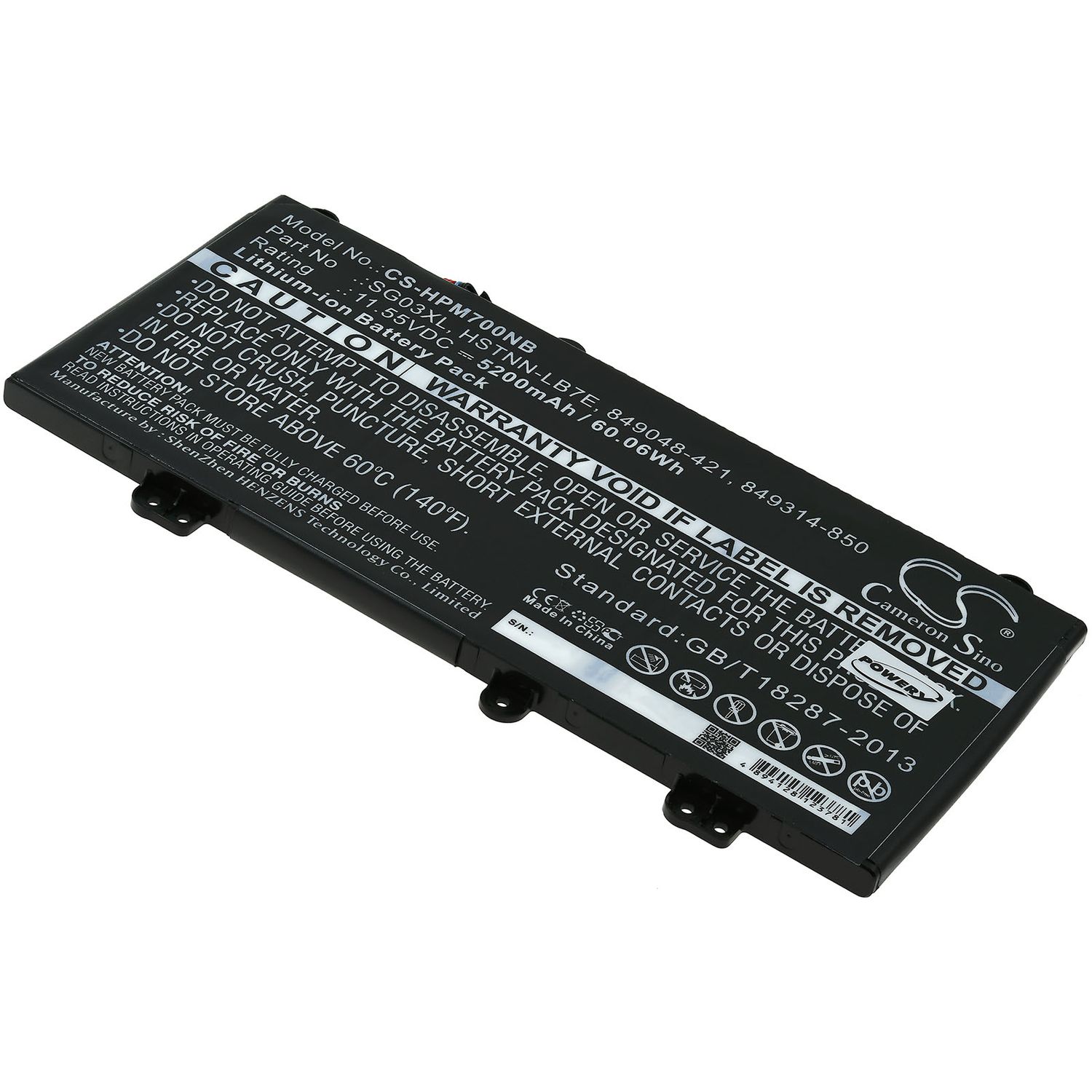 Acumulator compatibil HP Envy M7U / M7u000 seria / model SG03XL fotografia produsului View 2 L