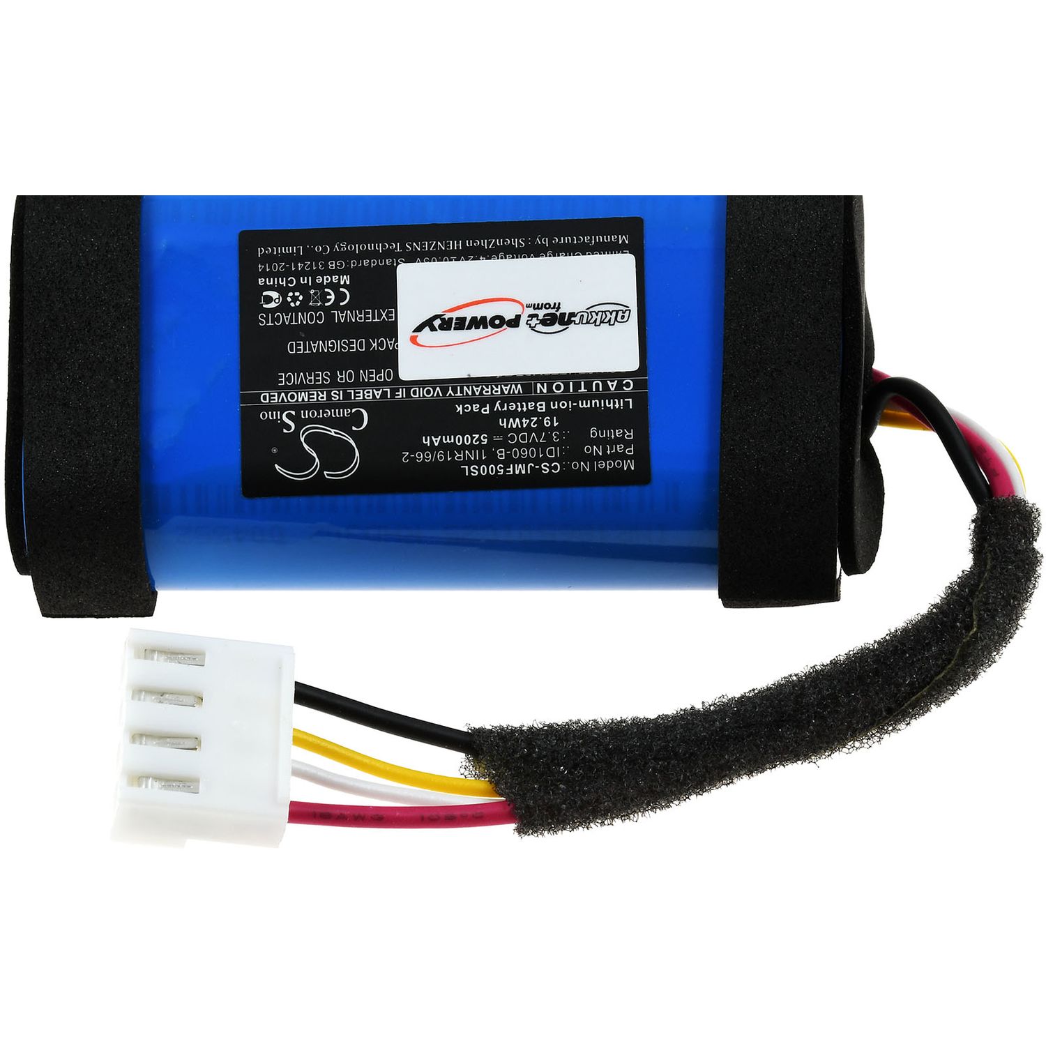 Acumulator compatibil JBL Flip 5,model 1INR19/66-2 fotografia produsului View 3 L