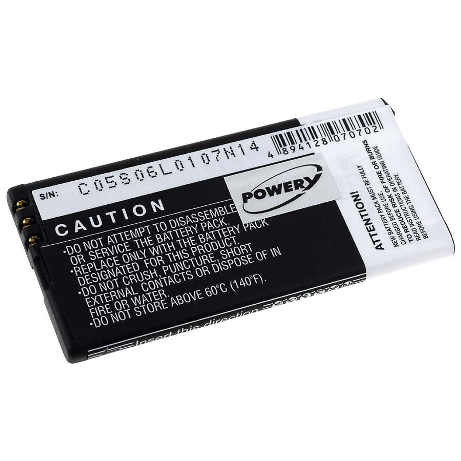 Acumulator compatibil Nokia Lumia 820 / model BP-5T 1650mAh fotografia produsului