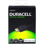 Cablu Lightning - USB pentru IPhone 5, 5s, 6, iPad 4 etc, 1m fotografia produsului