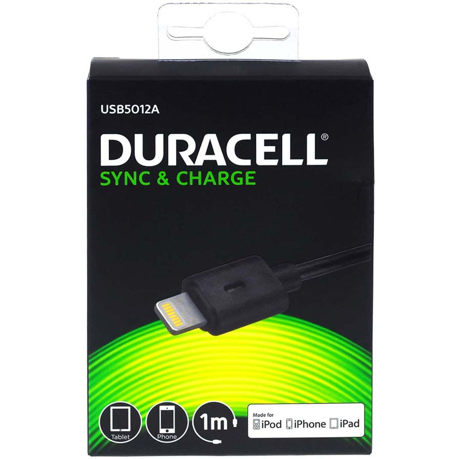 Cablu Lightning - USB pentru IPhone 5, 5s, 6, iPad 4 etc, 1m fotografia produsului