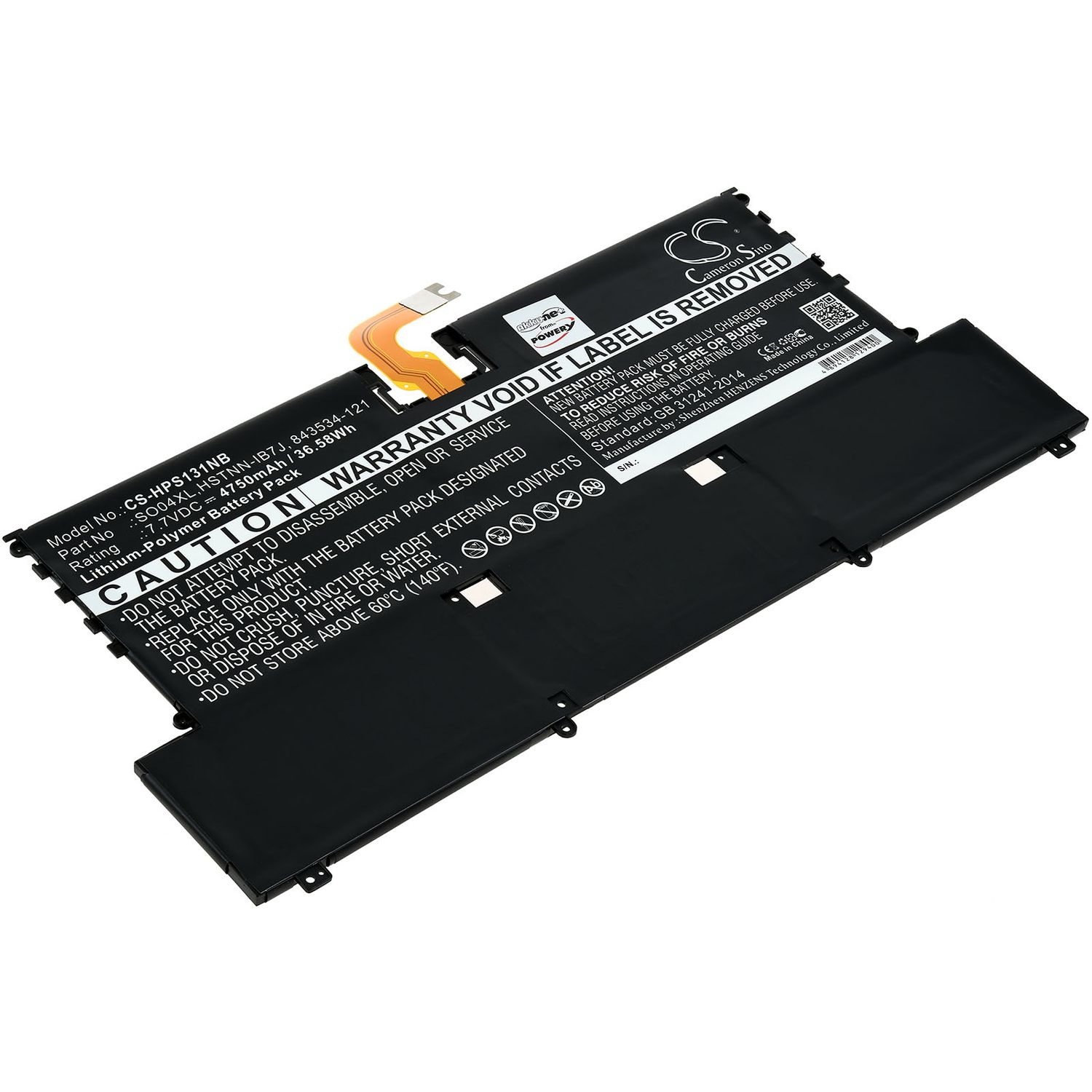 Acumulator compatibil HP Spectre 13-v000na, 13-v000ng, model SO04XL fotografia produsului