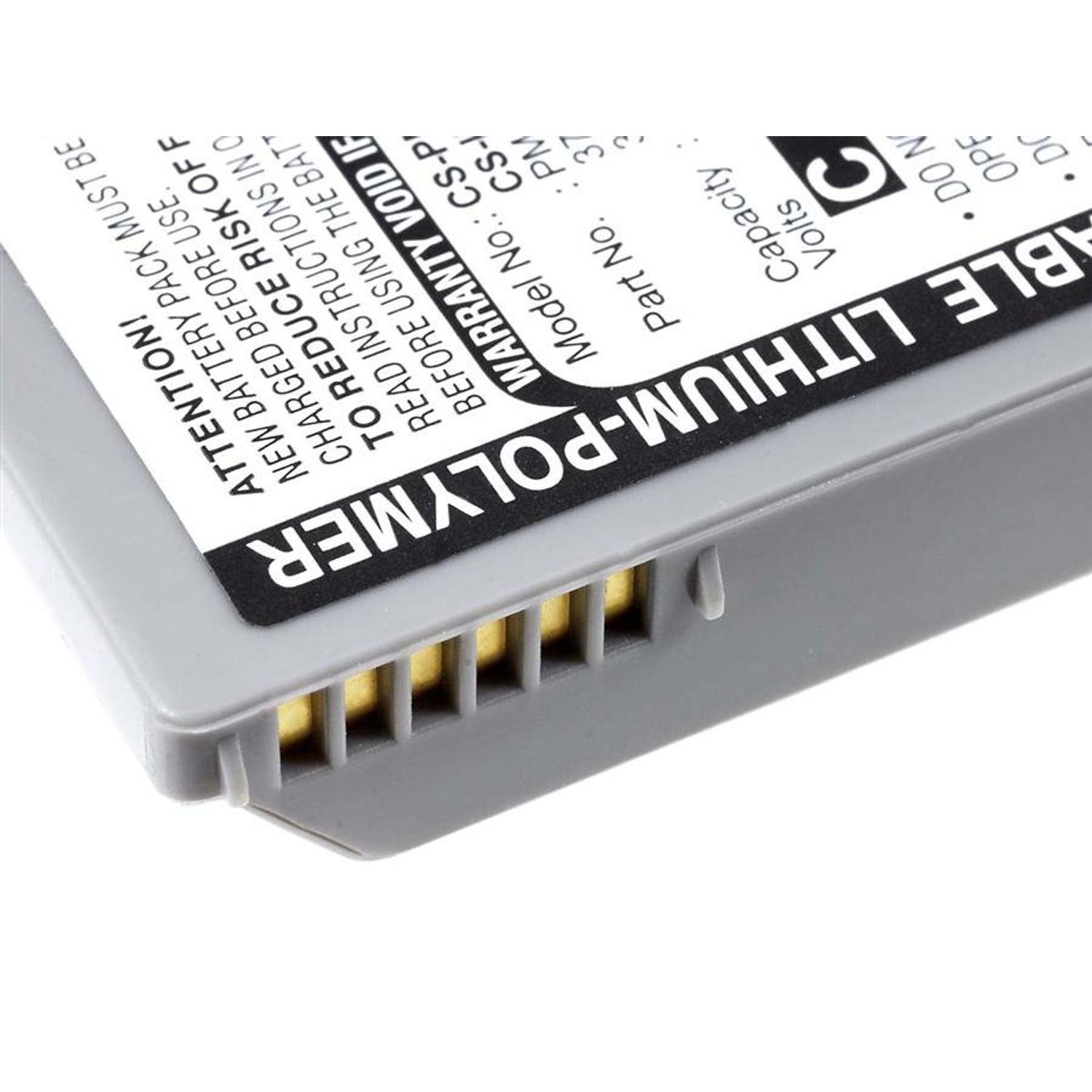 Acumulator compatibil MDA Compact/ XDA II mini/ Qtek S100 2500mAh argintiu fotografia produsului View 3 L