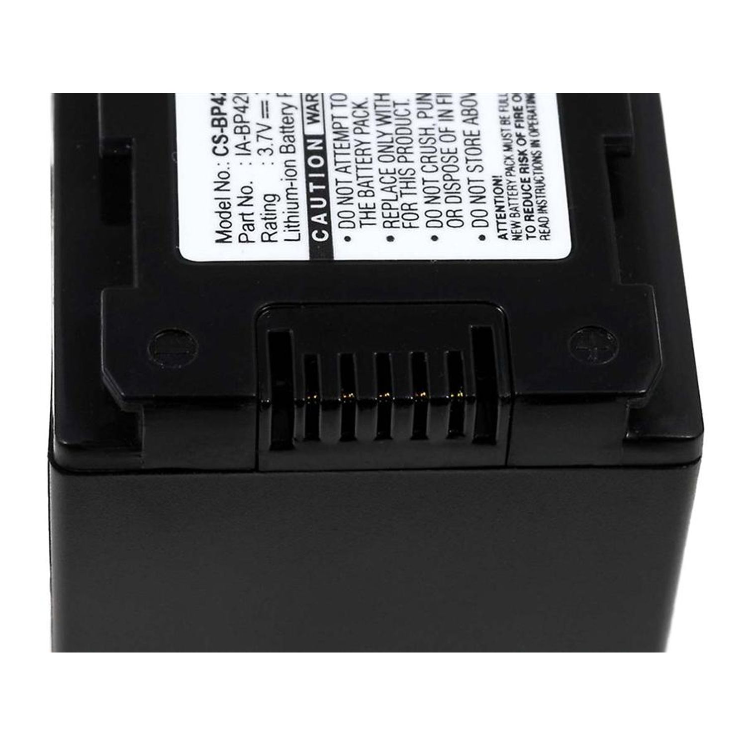 Acumulator compatibil Samsung HMX-H200/ model IA-BP420E fotografia produsului View 3 L