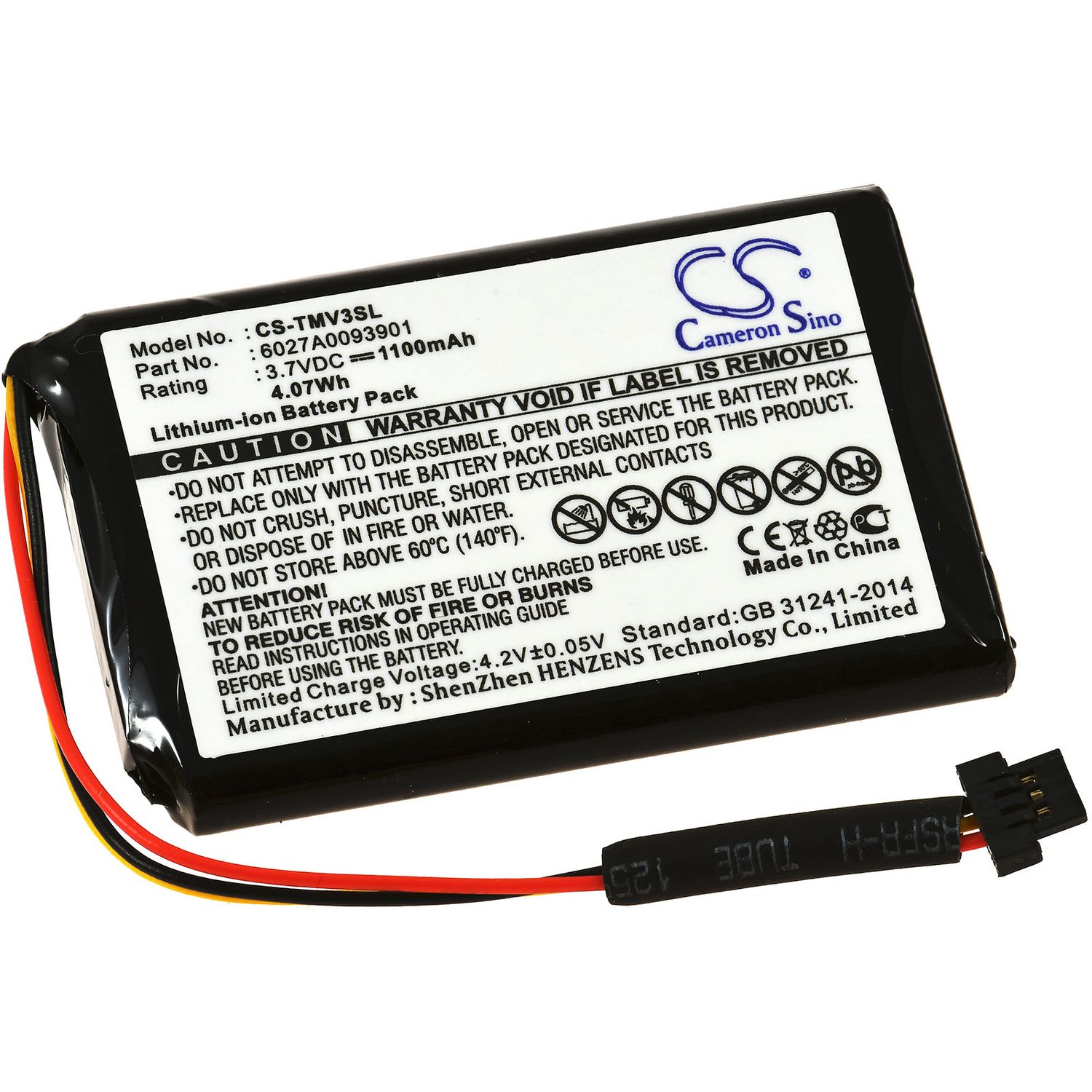 Acumulator compatibil TomTom V3 / N14644 / model 6027A0093901 fotografia produsului View 3 L