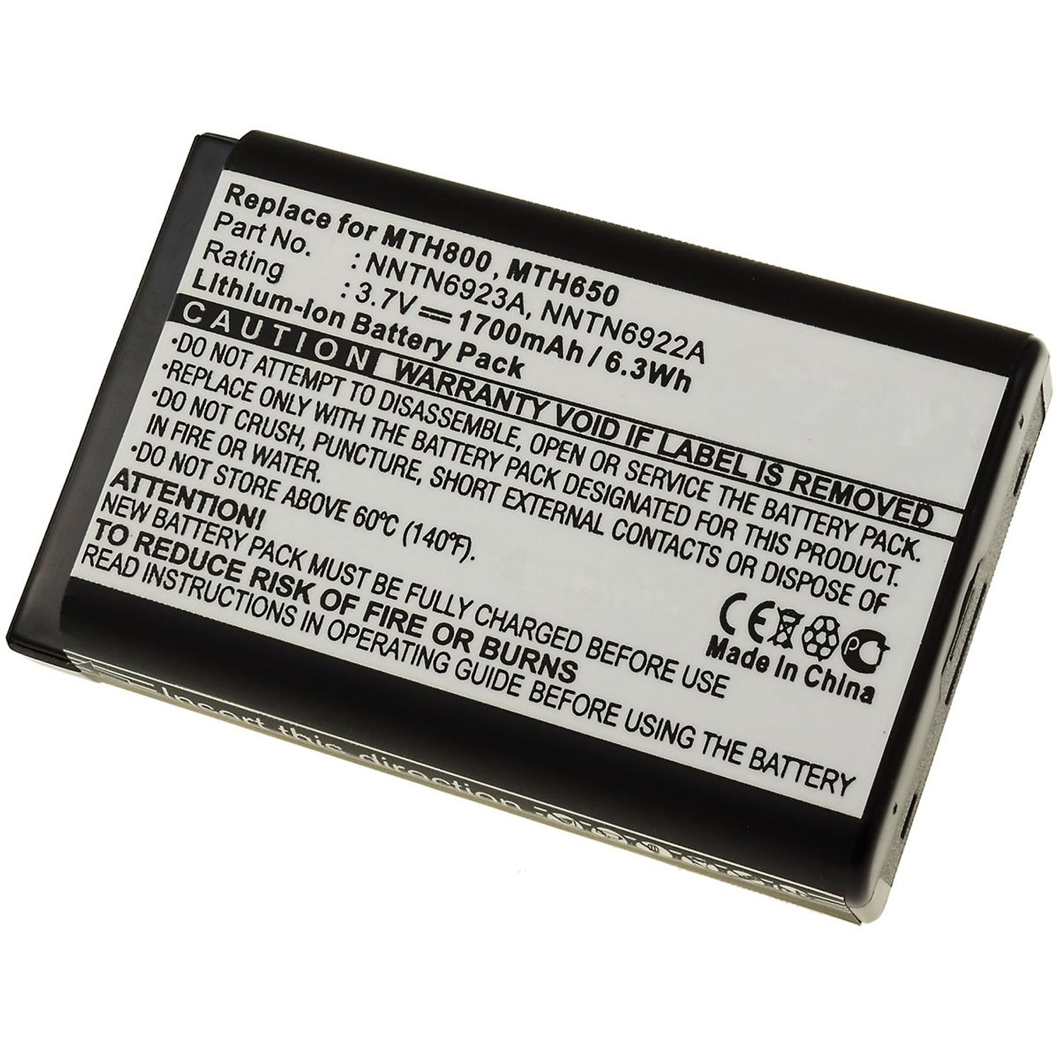 Acumulator compatibil Motorola MTH650 / DTR410 / model NNTN6922A fotografia produsului View 2 L