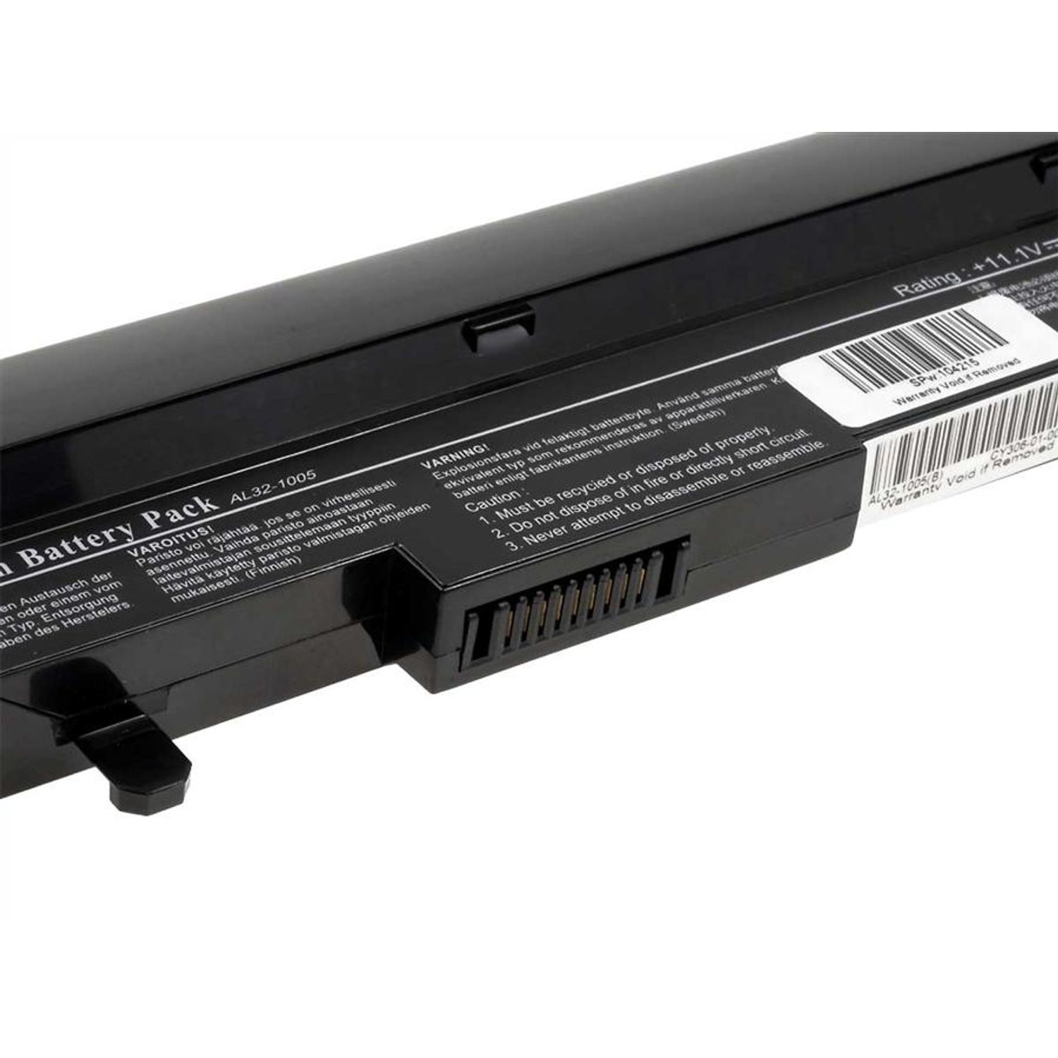 Acumulator compatibil Asus Eee PC 1005HA// Eee PC1101HA/ model AL32-1005 negru fotografia produsului View 3 L