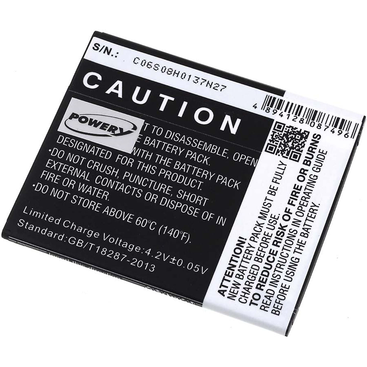 Acumulator compatibil Gigabyte GSmart Sierra S1 / model BL-182 fotografia produsului View 2 L