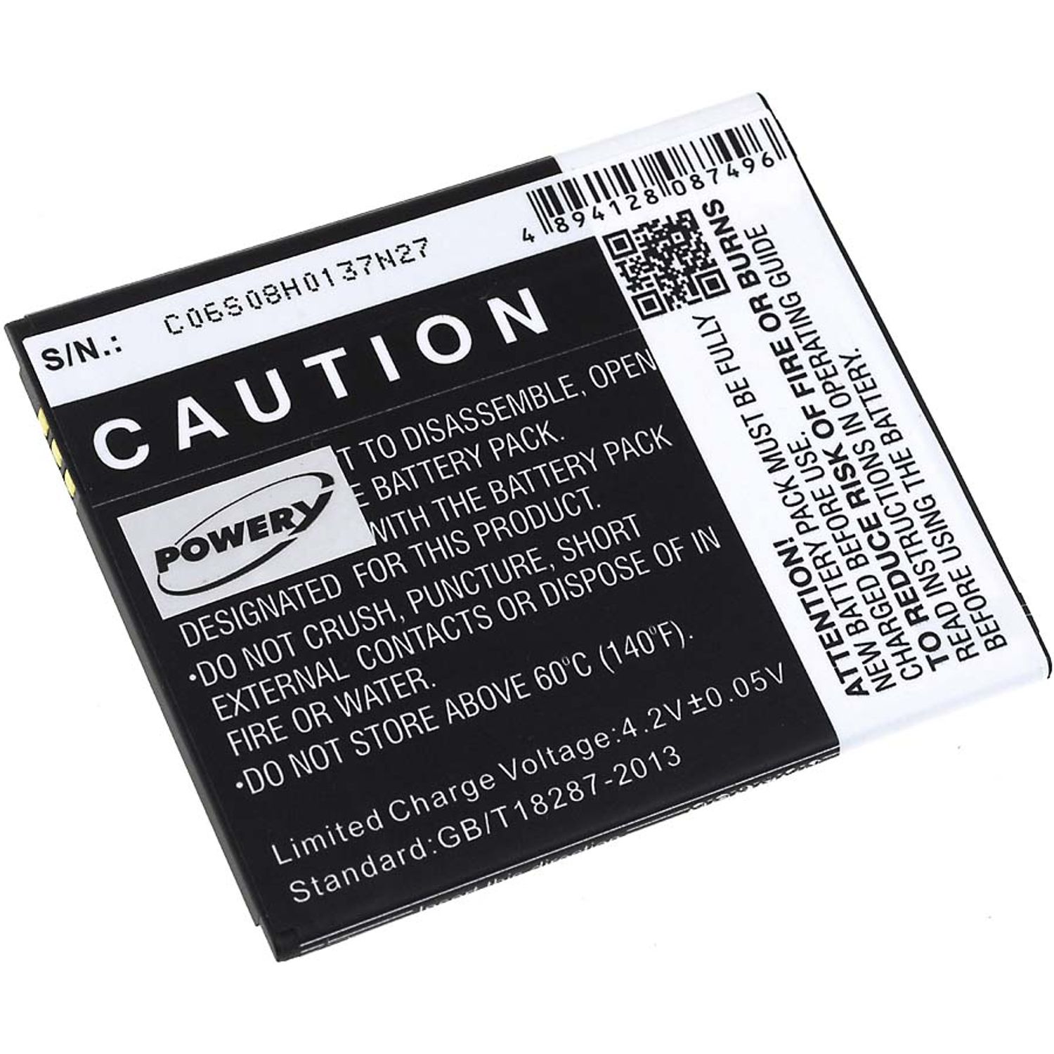 Acumulator compatibil Gigabyte GSmart Sierra S1 / model BL-182 fotografia produsului
