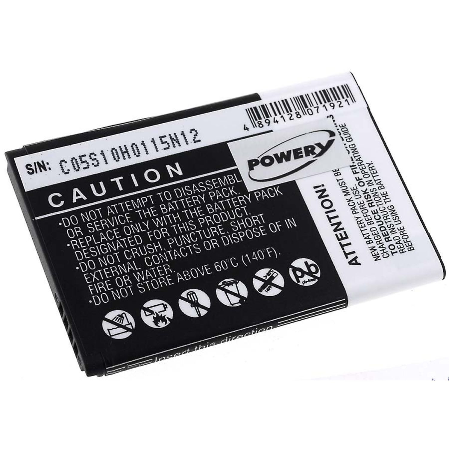 Acumulator compatibil HTC Legend/Google G6/ model BA S440 1500mAh fotografia produsului
