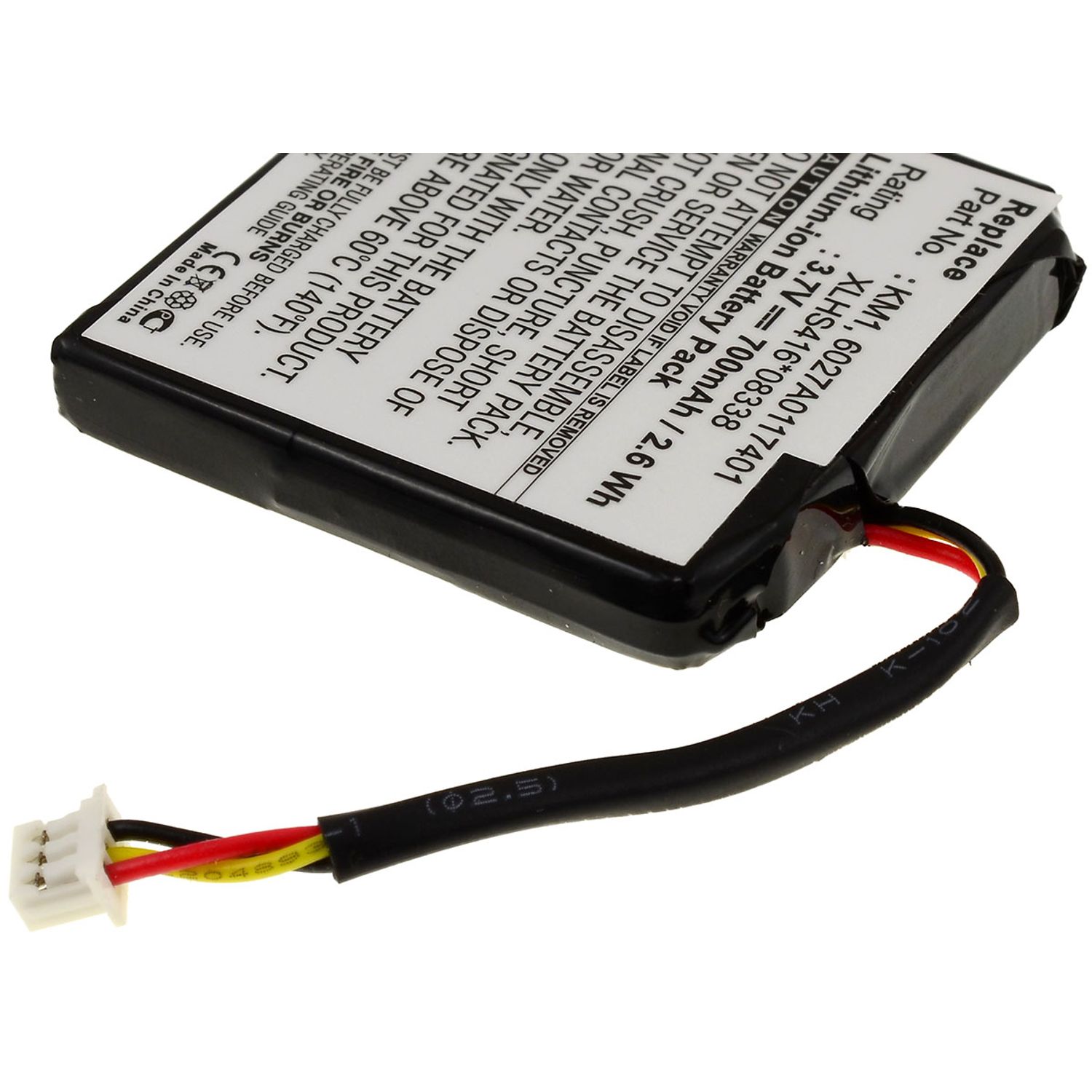 Acumulator compatibil TomTom Via Live 120 / model KM1 fotografia produsului View 3 L