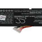 Acumulator compatibil Razer Blade Pro 17 2012, model GMS-C60 fotografia produsului View 3 S