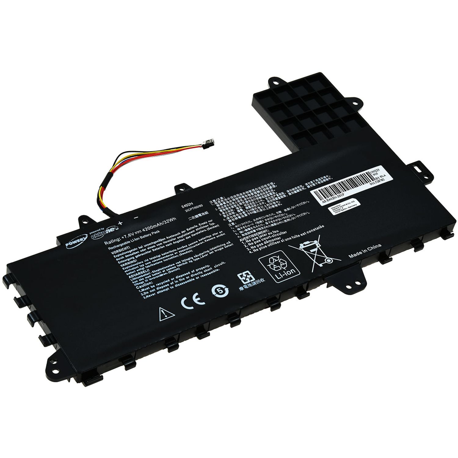Acumulator compatibil Asus E402S / E402SA / E502S / model B21N1505 fotografia produsului