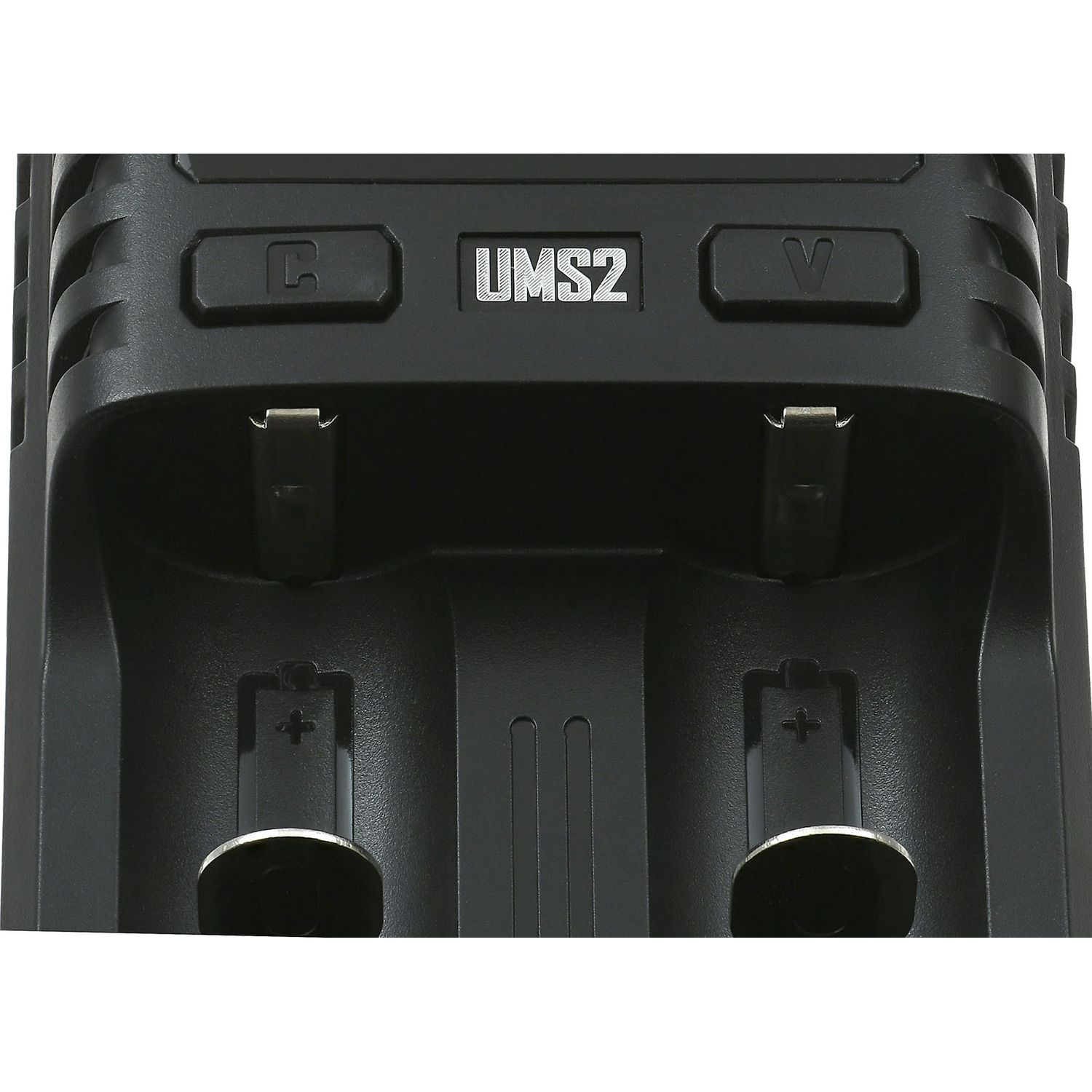 Incarcator rapid USB Nitecore UMS2 cu LCD si 2 sloturi pentru Li-Ion fotografia produsului View 3 L