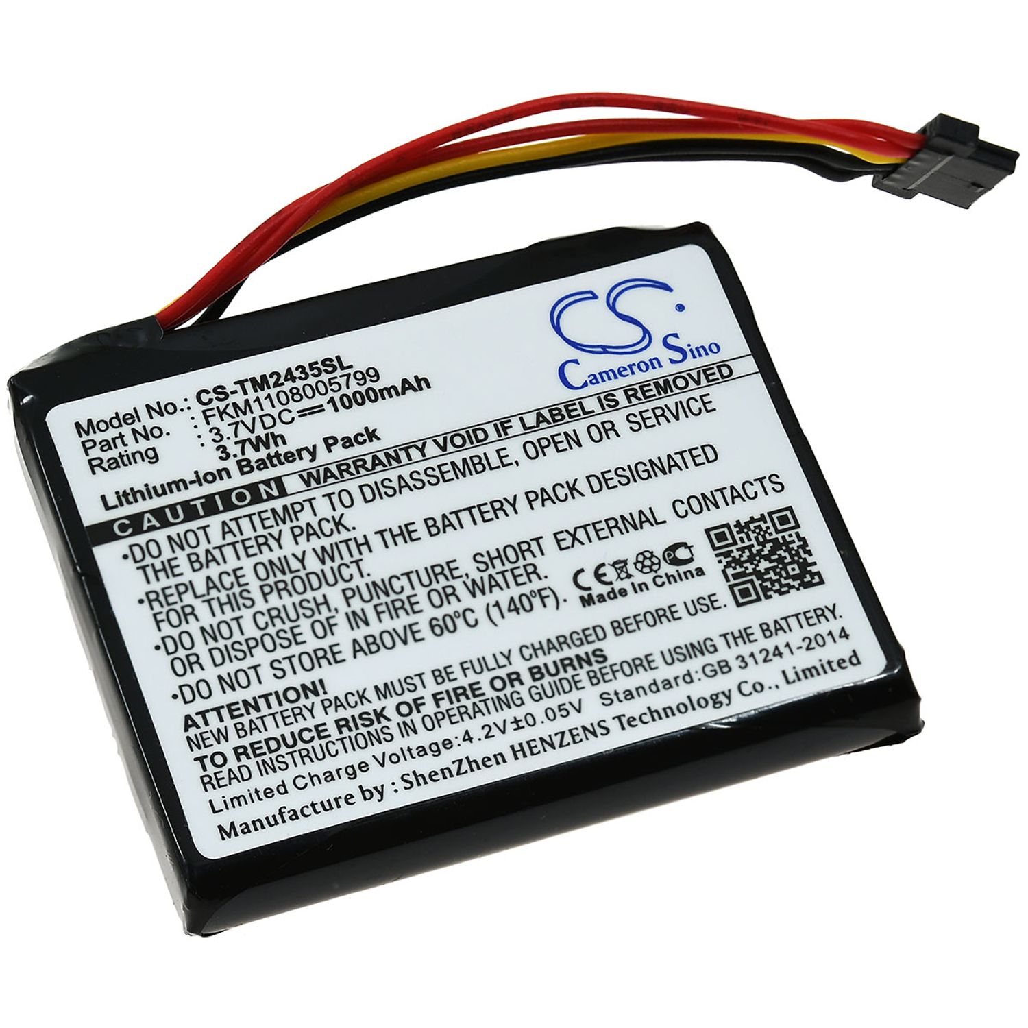 Acumulator compatibil TomTom Go 2535 / 4EN52 / model FKM1108005799 fotografia produsului