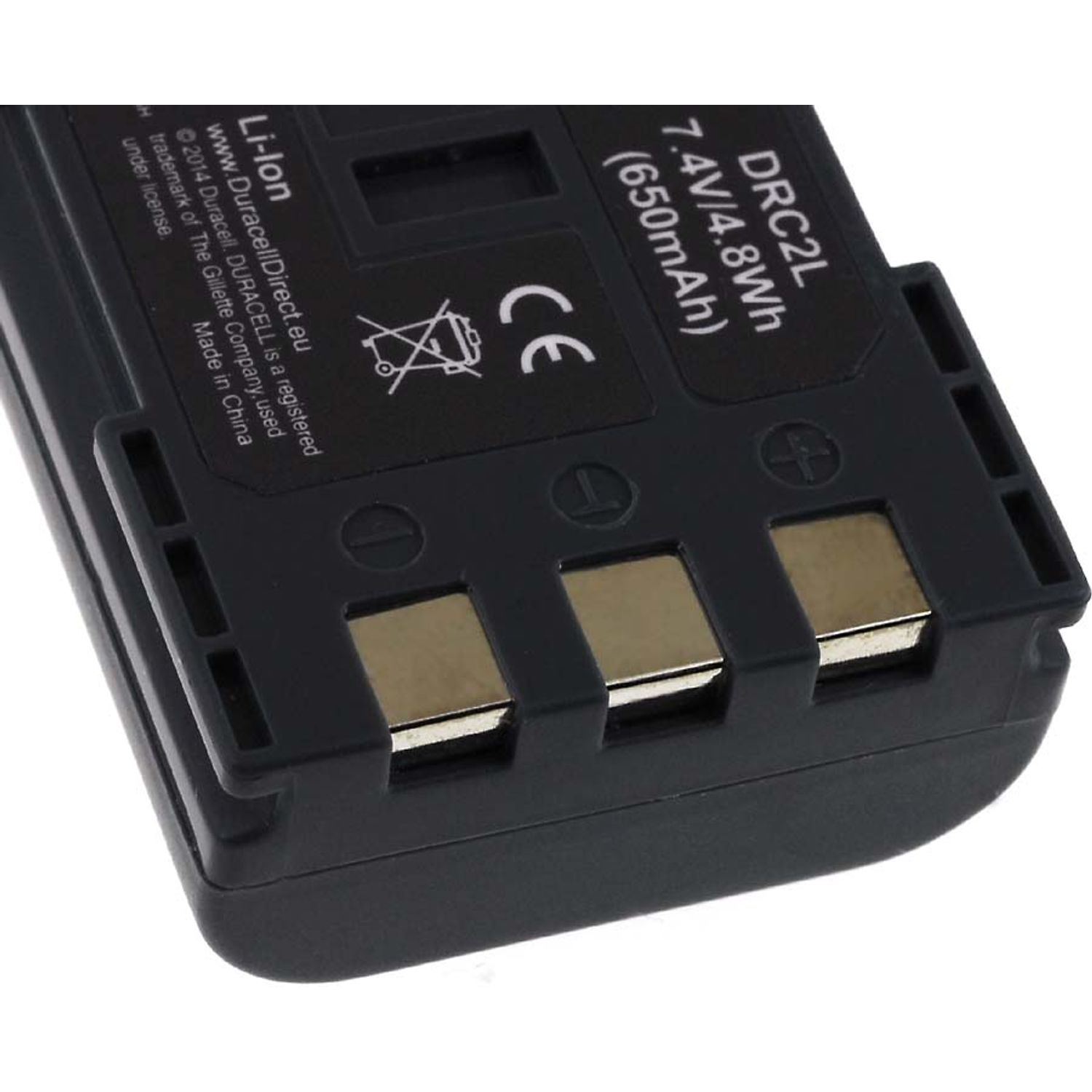 Acumulator Duracell DRC2L original Canon NB-2L fotografia produsului View 3 L