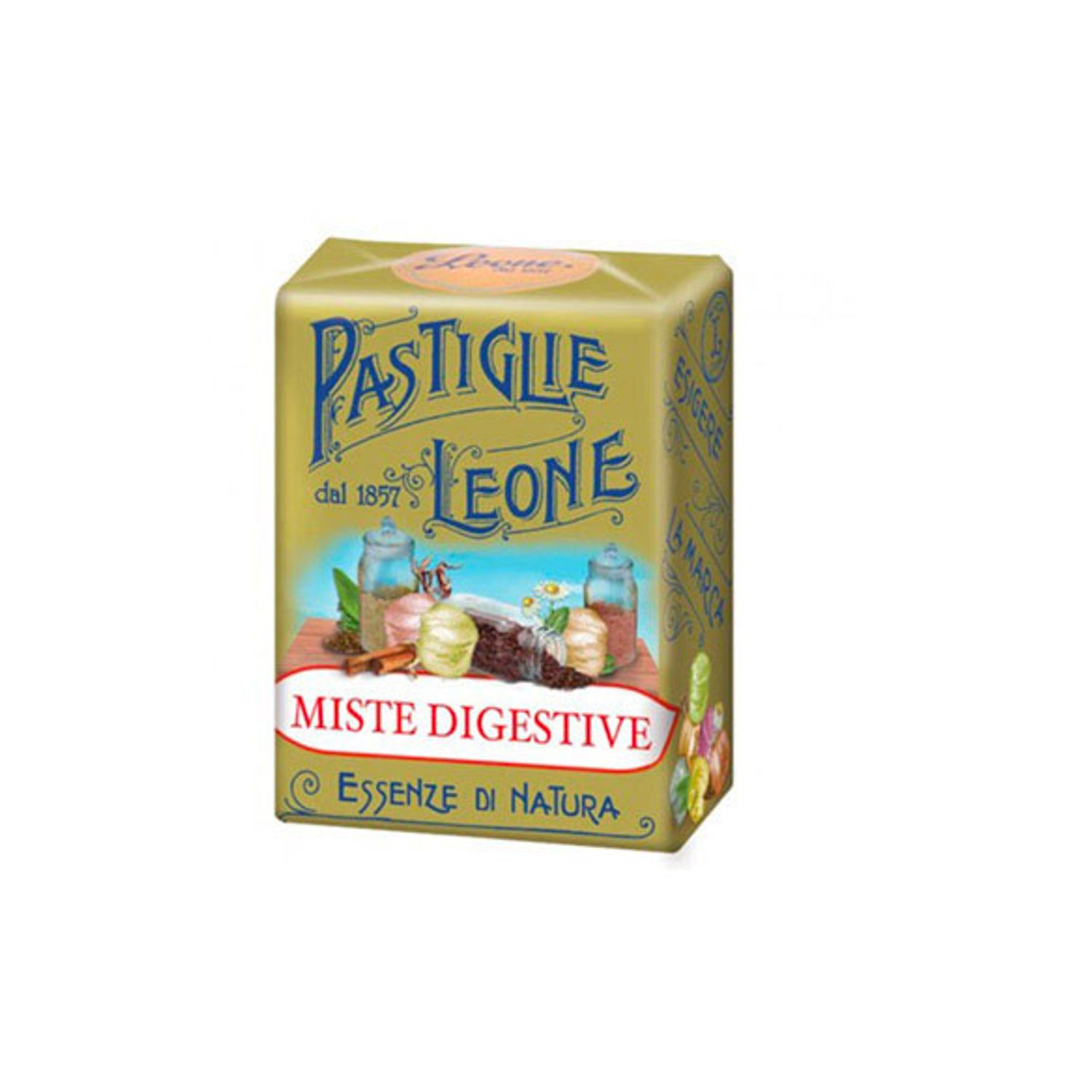 Bomboane Pastiglie Leone mix Digestiv, 30 g fotografia produsului