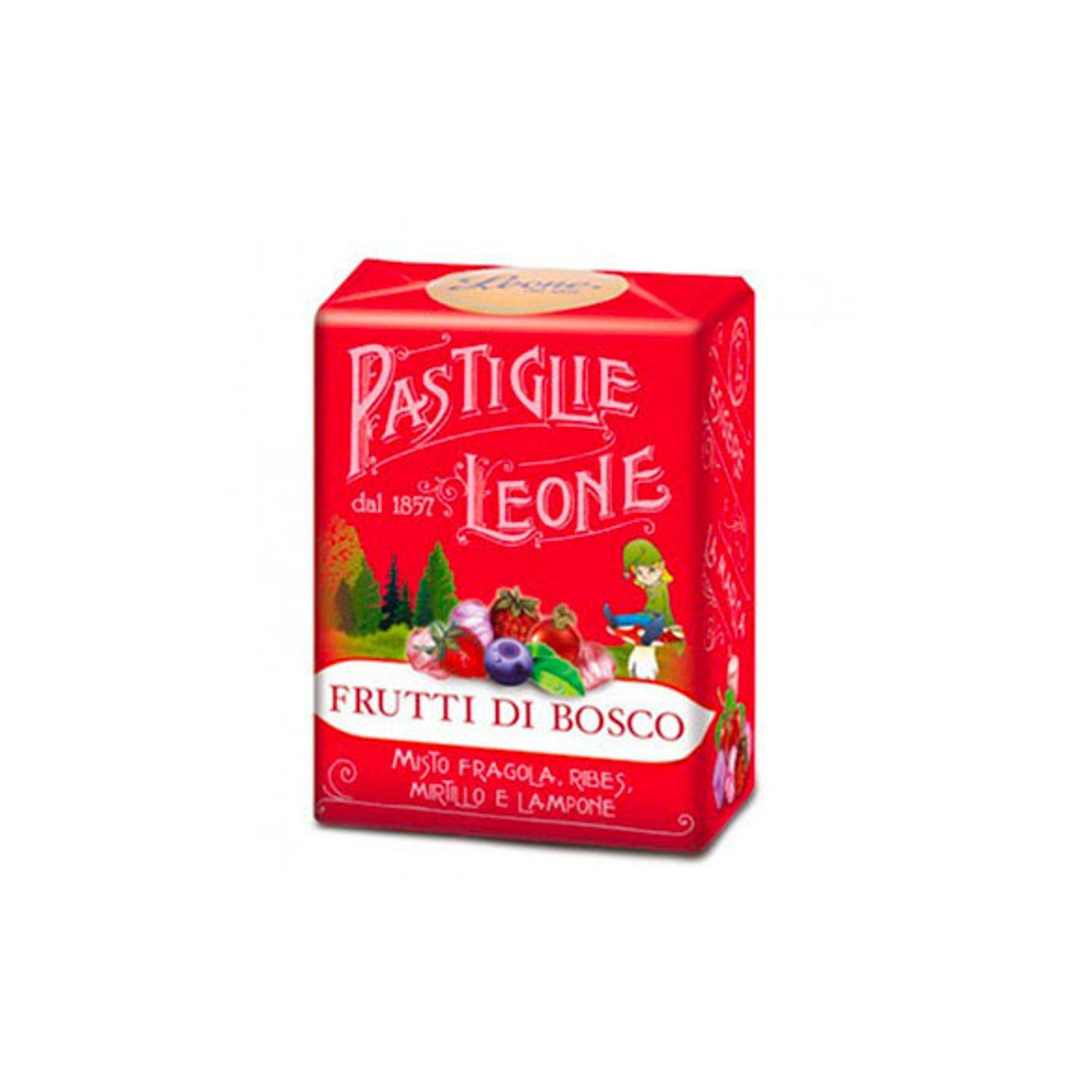 Bomboane Pastiglie Leone cu Fructe de Padure, 30 g fotografia produsului