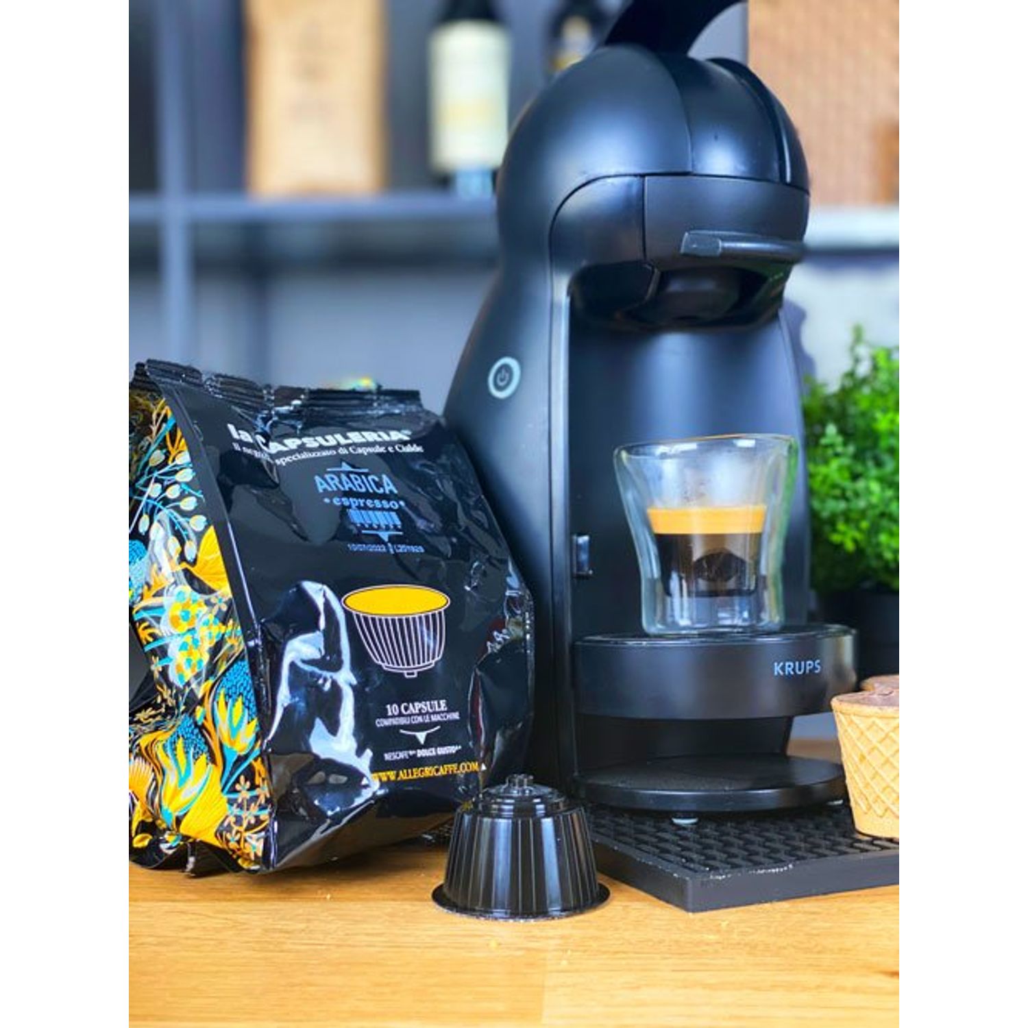 Set 100 capsule ARABICA, compatibile Nescafe Dolce Gusto, LA CAPSULERIA fotografia produsului View 4 L