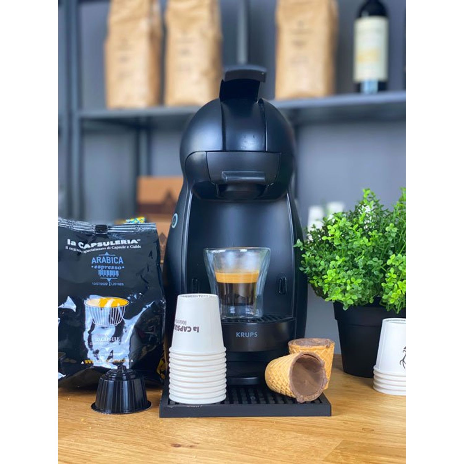 Set 100 capsule ARABICA, compatibile Nescafe Dolce Gusto, LA CAPSULERIA fotografia produsului View 5 L