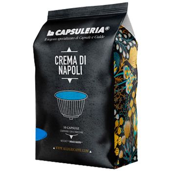 Set 100 capsule cafea Crema di Napoli, compatibile Nescafe Dolce Gusto, La Capsuleria elefant.ro