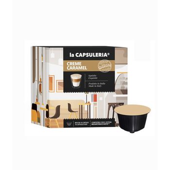 Set 16 capsule Creme Caramel compatibile Nescafe Dolce Gusto, La Capsuleria elefant.ro