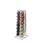 Suport pentru capsule Nespresso, 32 de capsule, Inox, Argintiu fotografia produsului
