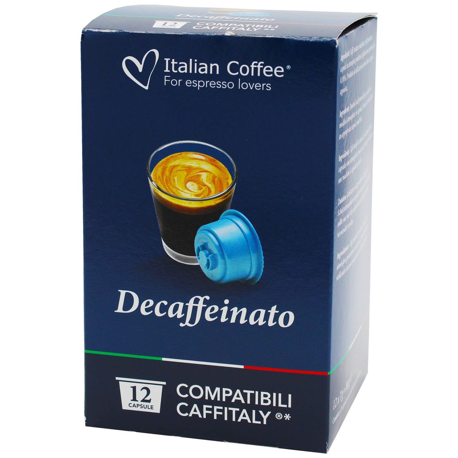 Set 72 capsule cafea Deca Karma compatbile Caffitaly/Cafissimo/Beanz, Italian Coffee fotografia produsului