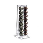 Suport pentru capsule Nespresso, 32 de capsule, Inox, Argintiu fotografia produsului View 3 S
