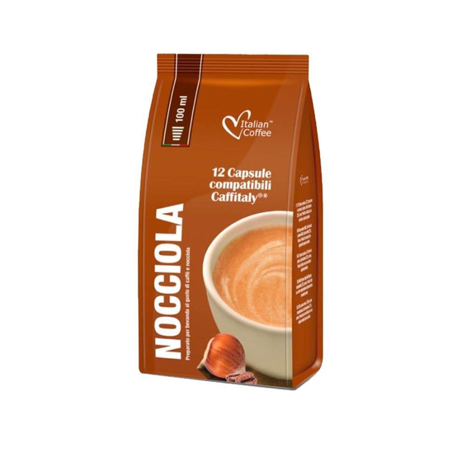 Set 72 capsule Nocciola, compatibile Caffitaly/Cafissimo/Beanz, Italian Coffee fotografia produsului