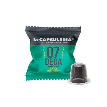 Set 10 capsule cafea Deca Intenso, compatibile Nespresso, La Capsuleria elefant.ro Alimentare & Superfoods