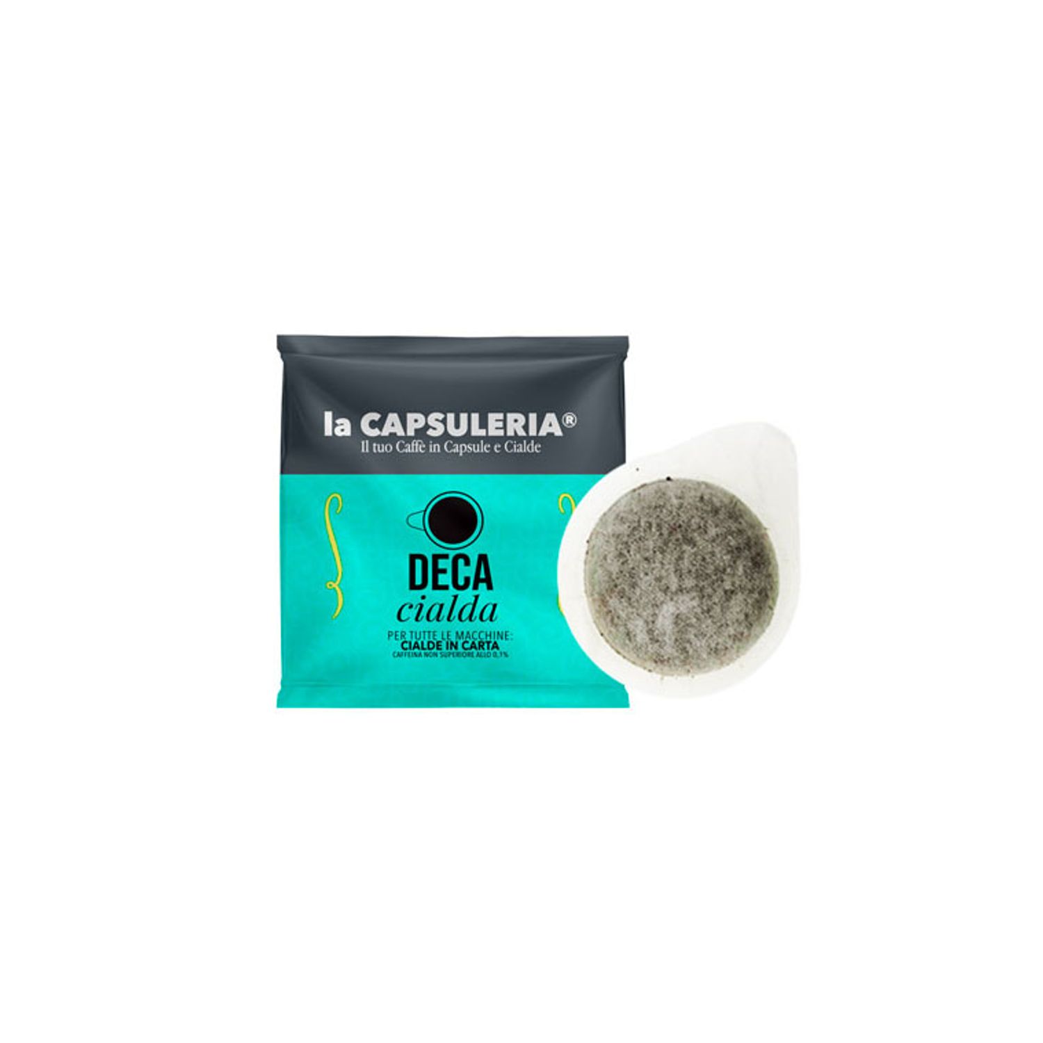 Set 100 de Paduri Cafea Deca ESE44, La Capsuleria, 700 g fotografia produsului