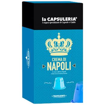 Set 100 capsule cafea Crema di Napoli, compatibile Nespresso, La Capsuleria elefant.ro