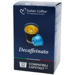 Set 12 capsule cafea Deca Karma, compatbile Caffitaly/Cafissimo/Beanz, Italian Coffee fotografia produsului